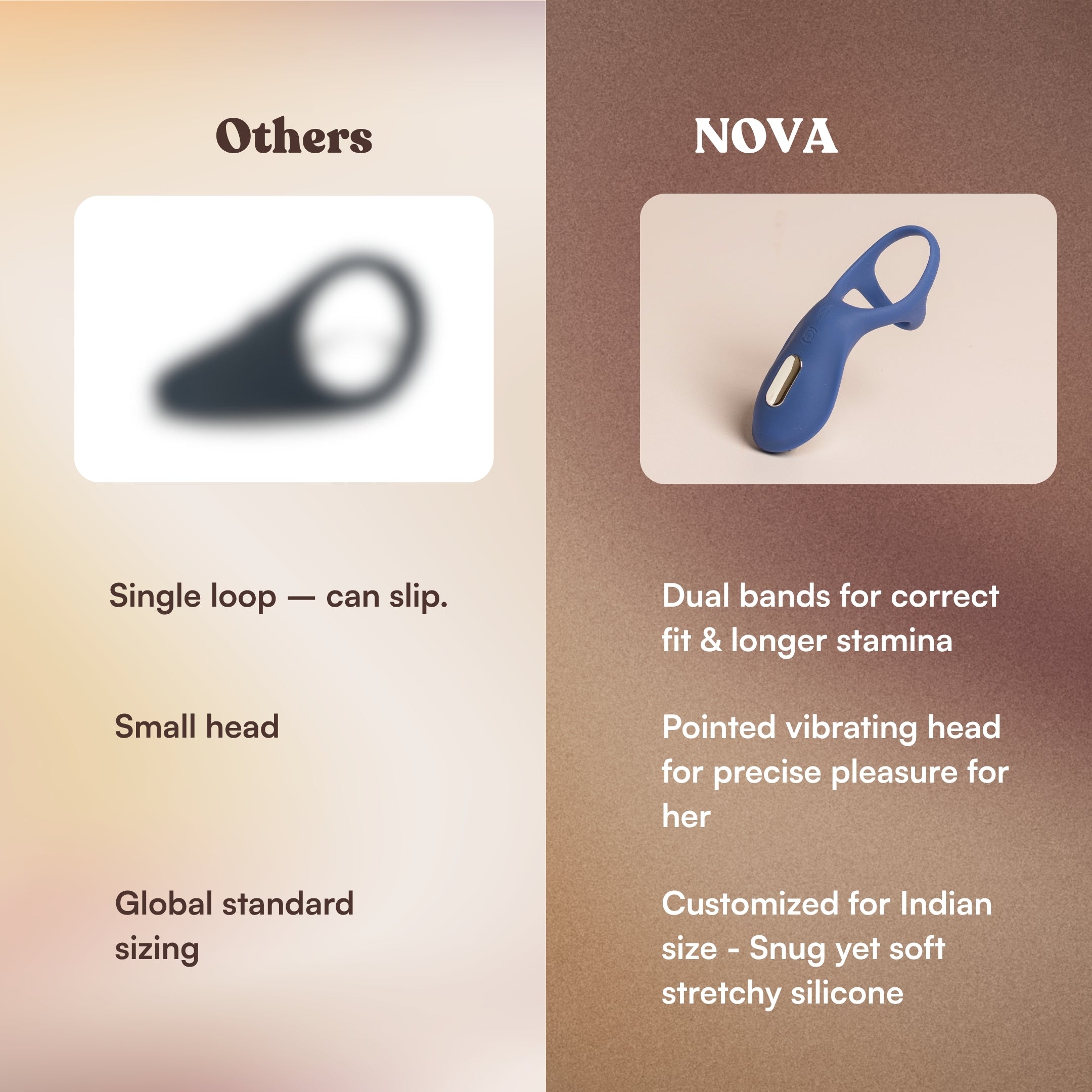 Buy Dual Vibrating Ring for Couples Online in India | Nova by ATOG My Store Buy Dual Vibrating Ring for Couples Online in India | Nova by ATOG My Store