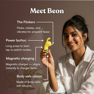 Beon oral-like tongue toy with 10 modes