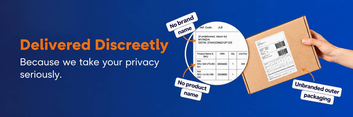 discreet delivery banner web